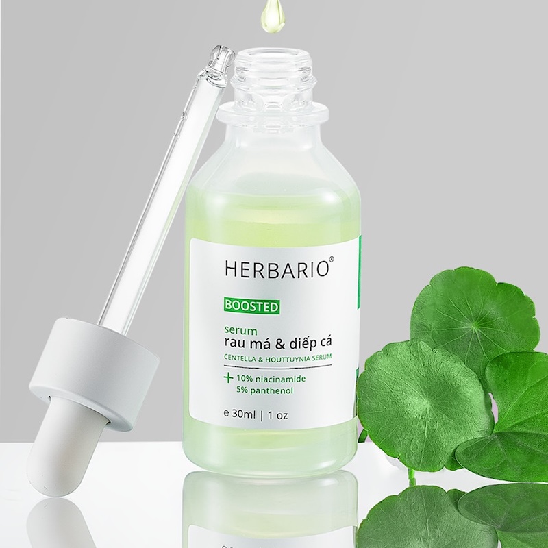 Boosted Serum rau má & diếp cá Herbario boosted serum rau ma & diep ca herbario