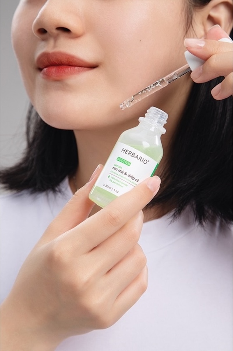 Boosted Serum rau má & diếp cá Herbario boosted serum rau ma & diep ca herbario