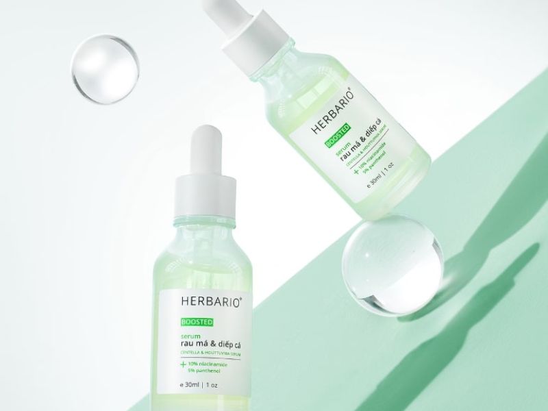 Boosted Serum rau má & diếp cá Herbario boosted serum rau ma & diep ca herbario