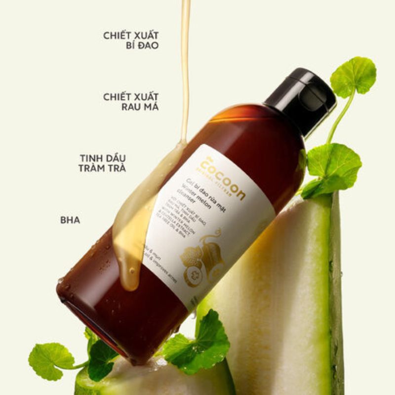 gel bí đao rửa mặt cocoon gel bi dao rua mat cocoon