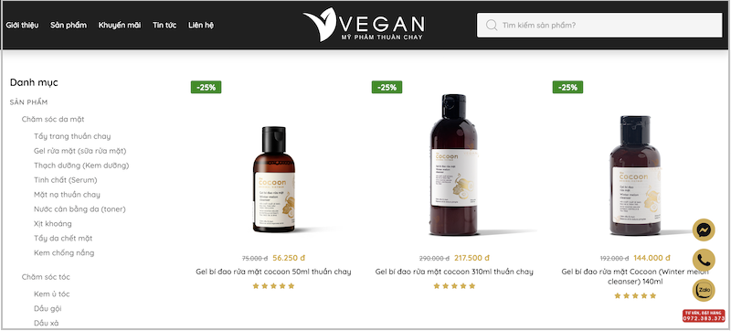 mua gel bí đao rửa mặt cocoon ở VEGAN mua gel bi dao rua mat cocoon o VEGAN