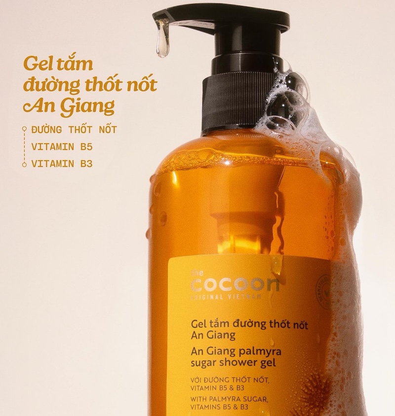 Gel tắm đường thốt nốt An Giang Cocoon gel tam duong thot not an giang cocoon