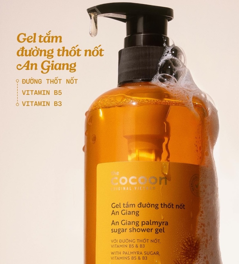 Gel tắm đường thốt nốt An Giang Cocoon gel tam duong thot not an giang cocoon