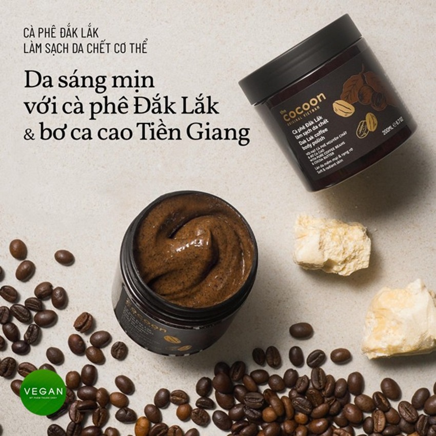 CÀ PHÊ ĐẮK LẮK CƠ THỂ BODY COCOON 200ml CÀ PHÊ ĐẮK LẮK CƠ THỂ BODY COCOON 200ml