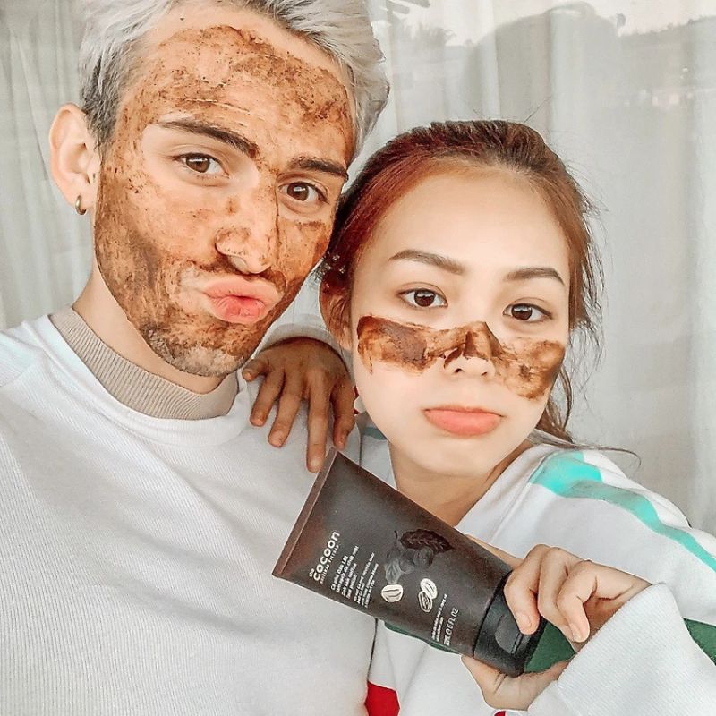 Cà phê Đắk Lắk làm sạch da chết mặt Cocoon ca phe daklak lam sach da chet mat cocoon