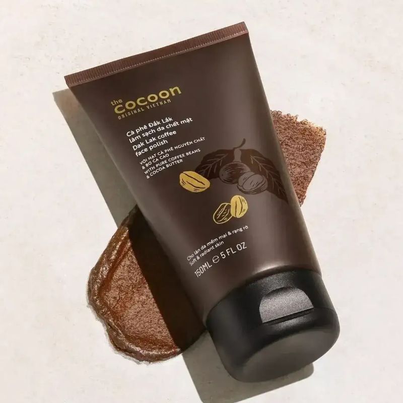 Cà phê Đắk Lắk làm sạch da chết mặt Cocoon ca phe daklak lam sach da chet mat cocoon