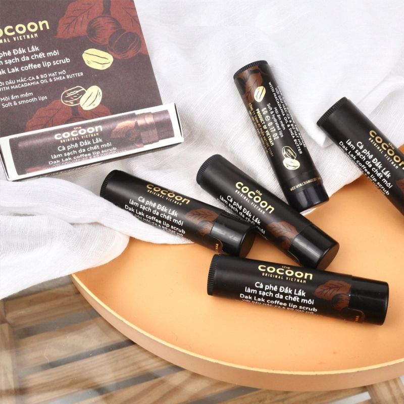Cà phê Đắk Lắk làm sạch da chết môi ca phe daklak lam sach da chet moi cocoon