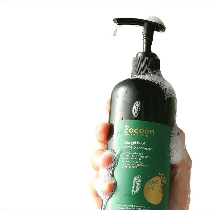Có nên mua dầu gội bưởi không sulfate Cocoon dau goi buoi khong sulfate cocoon thuan chay