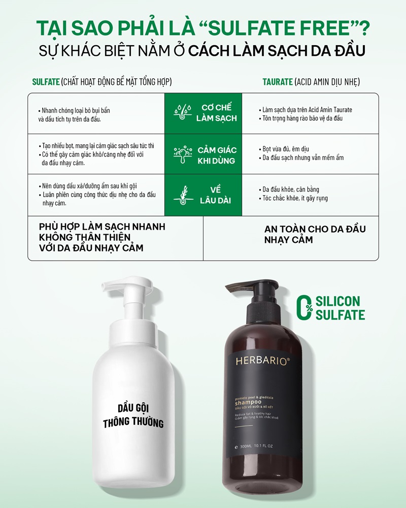 co nen dung dau goi khong sulfate khong silicon khong