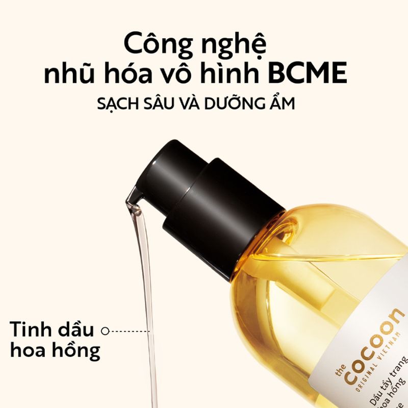 Mua dầu tẩy trang hoa hồng Cocoon ở đâu dau tay trang hoa hong Cocoon