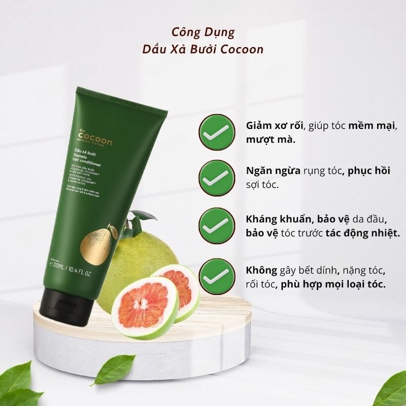 dau xa buoi cocoon thuan chay 