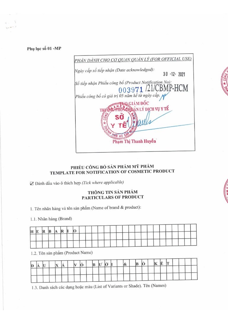 giay cong bo dau xa vo buoi bo ket herbaio