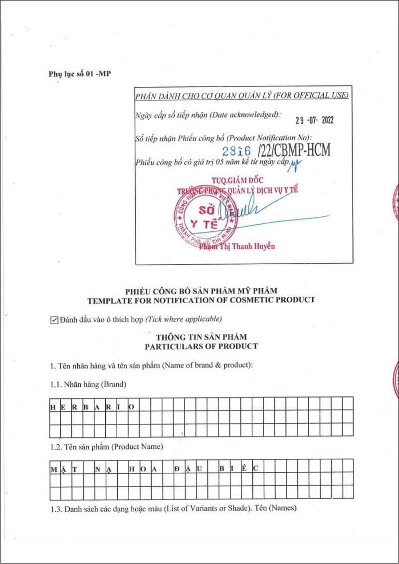 giay cong bo mat na hoa dau biec Herbario