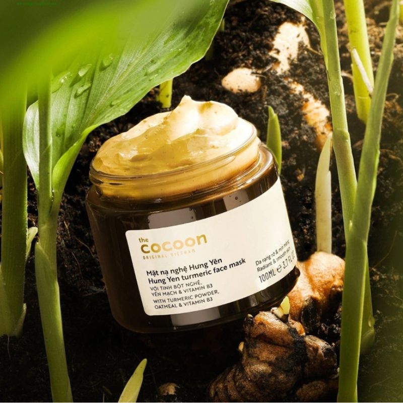 Thành phần và công dụng của Mặt nạ nghệ Hưng Yên Cocoon mat na nghe hung yen cocoon