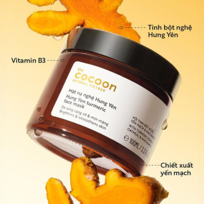 Mặt nạ nghệ Hưng Yên Cocoon mat na nghe hung yen cocoon