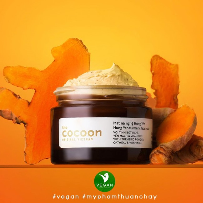 Hình ảnh mặt nạ nghệ Hưng Yên cocoon 30ml Thuần Chay