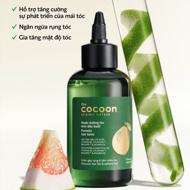 nuoc duong toc tinh dau buoi cocoon