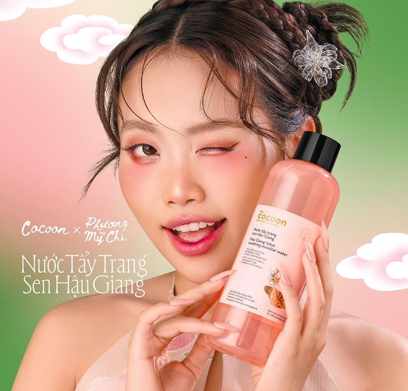 Nước tẩy trang Sen Hậu Giang Cocoon nuoc tay trang sen hau giang Cocoon