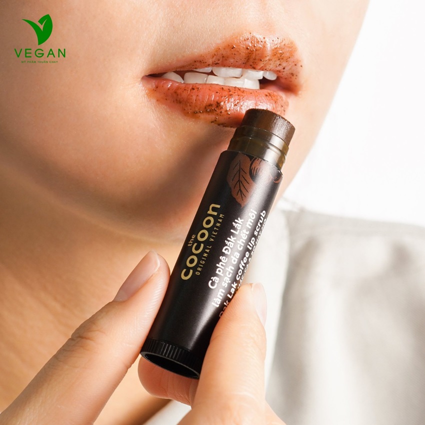 Cà phê đắk lắk làm sạch da chết môi cocoon Cà phê đắk lắk làm sạch da chết môi cocoon