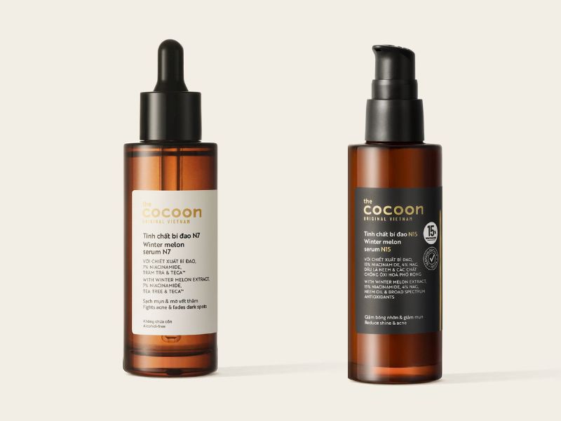 so sánh tinh chất bí đao n7 và n15 cocoon so sanh tinh chat bi dao n7 va n15 cocoon