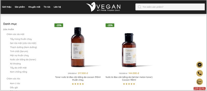 Mua Toner Nước bí đao Cocoon ở VEGAN mua toner nuoc bi dao can bang da o Cocoon