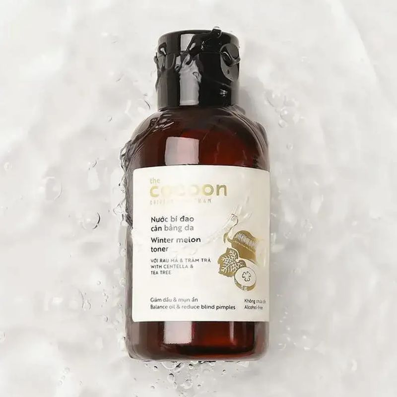 toner nước bí đao cân bằng da cocoon toner nuoc bi dao can bang da cocoon