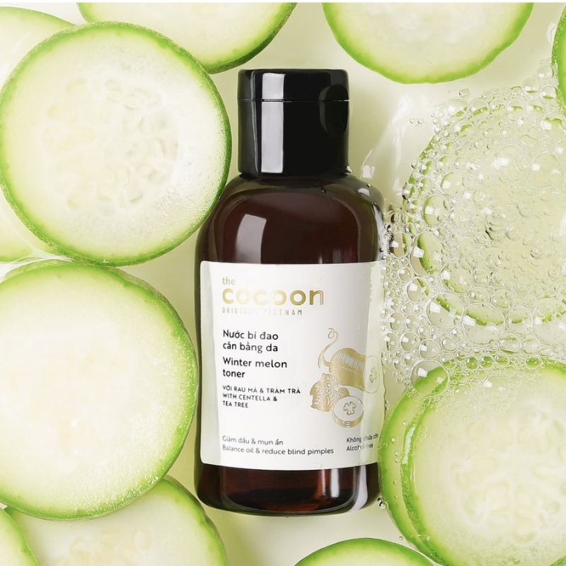 ưu - nhược điểm của Nước bí đao cân bằng da Cocoon toner nuoc bi dao can bang da cocoon
