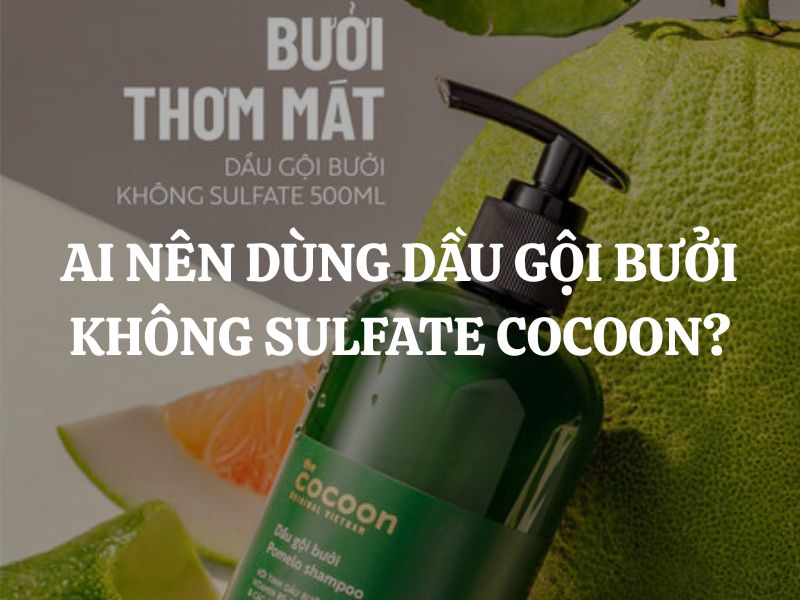 Giải đáp thắc mắc: Ai nên dùng dầu gội bưởi không sulfate Cocoon?
