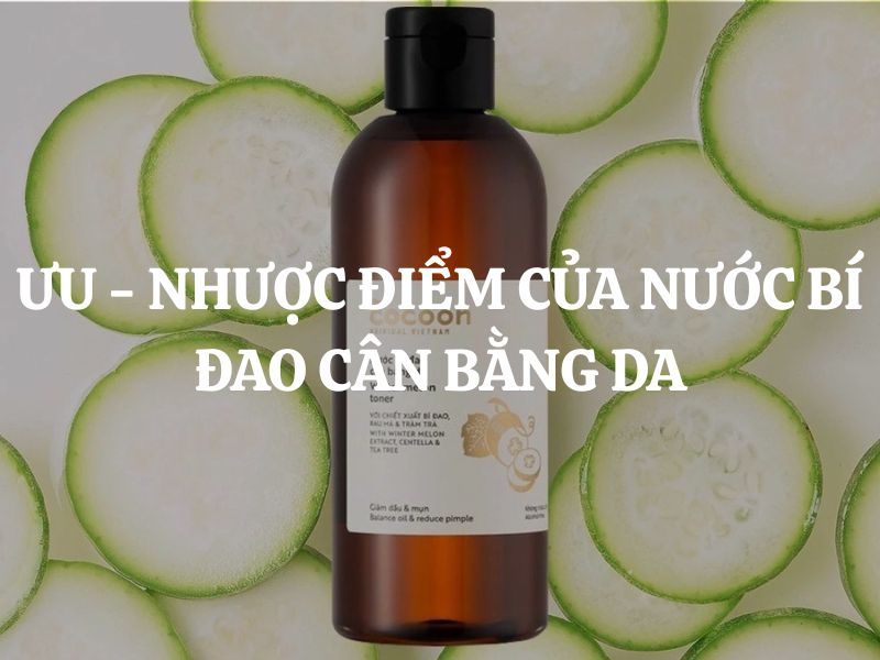 Giải mã ưu - nhược điểm của Nước bí đao cân bằng da Cocoon thuần chay Giải mã ưu - nhược điểm của Nước bí đao cân bằng da Cocoon thuần chay