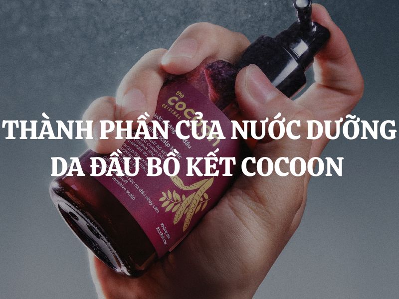 Khám phá bảng thành phần của Nước dưỡng da đầu chiết xuất bồ kết Cocoon