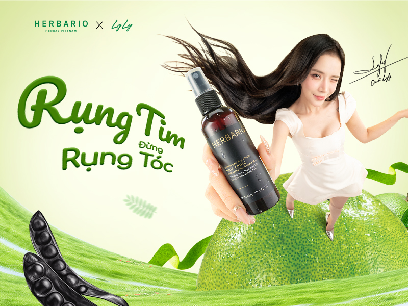 Lyly x Herbario Rụng Tim - Đừng Rụng Tóc: Giải pháp ngăn rụng tóc chuẩn nàng thơ