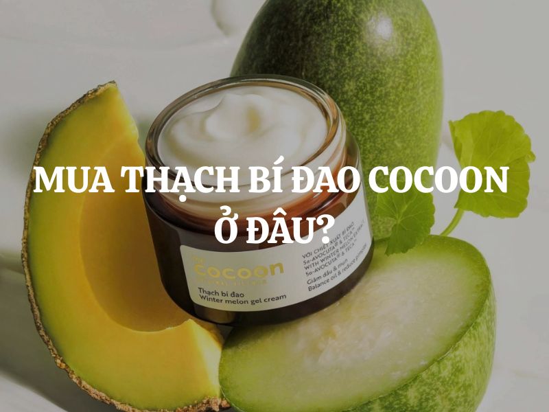 Mua Thạch bí đao Cocoon cấp ẩm, giảm mụn cho dầu ở đâu chính hãng, giá tốt?