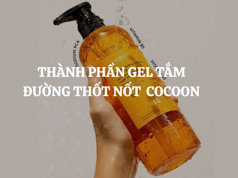 Thành phần Gel tắm đường thốt nốt An Giang Cocoon có gì đặc biệt?
