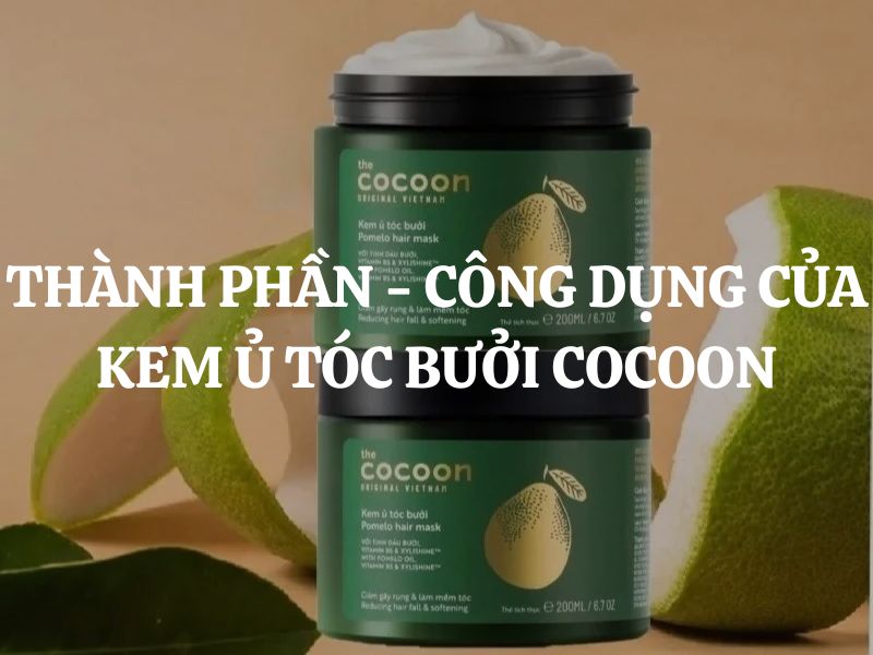 Tìm hiểu chi tiết thành phần - công dụng của Kem ủ tóc bưởi Cocoon