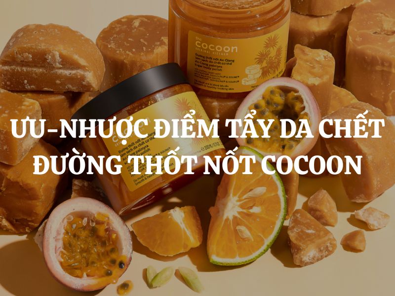 Ưu - Nhược điểm của Đường thốt nốt An Giang làm sạch da chết cơ thể Cocoon