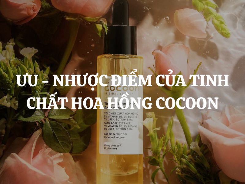 Ưu - nhược điểm của Tinh chất hoa hồng Cocoon: Phân tích chi tiết từ A-Z