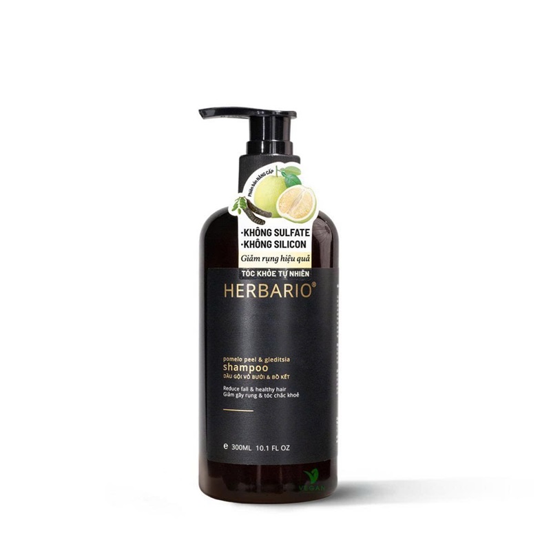 BẢN NÂNG CẤP - Dầu gội vỏ bưởi & bồ kết 300ml thuần chay BẢN NÂNG CẤP - Dầu gội vỏ bưởi & bồ kết 300ml thuần chay