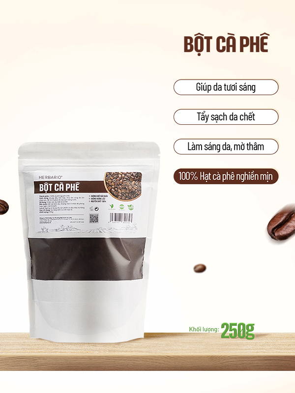 Bột cà phê nguyên chất Herbario 250g