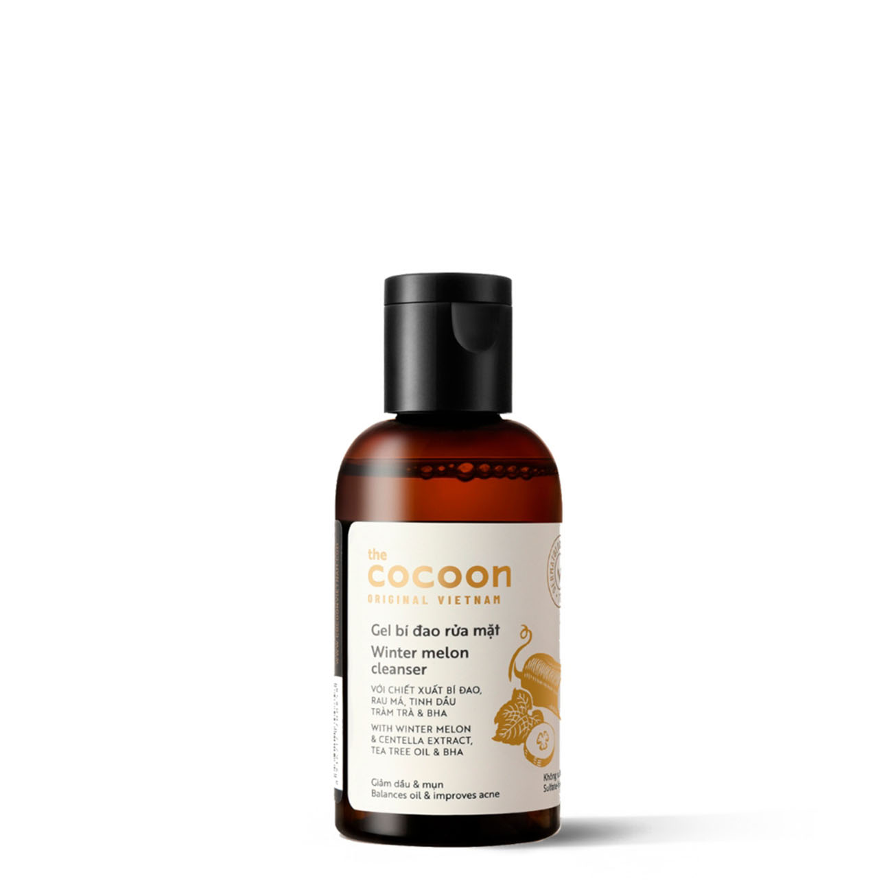 Gel bí đao rửa mặt cocoon 50ml thuần chay