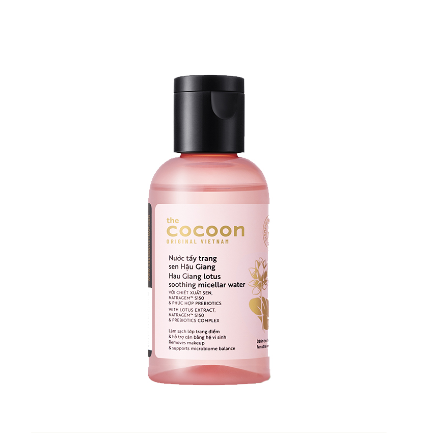 Nước tẩy trang sen Hậu Giang Cocoon 50ml Mỹ phẩm thuần chay