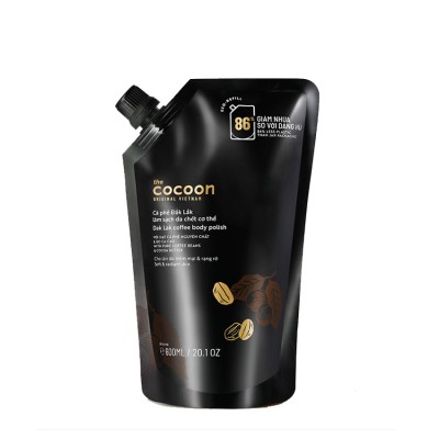 Big size Cà phê Đắk Lắk làm sạch da chết cơ thể 600ml thuần chay