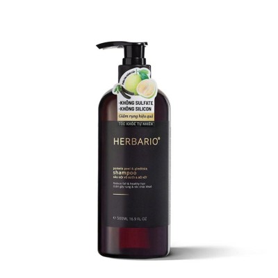 Bigsize - Bản Nâng Cấp - Dầu gội vỏ bưởi & bồ kết Herbario 500ml không sunfate không silicon