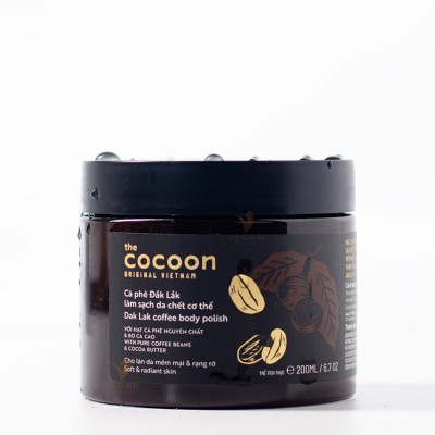 Cà phê Đắk lắk làm sạch da chết Cocoon 200ml (Dak lak coffee body polish)