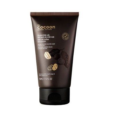 Cà phê Đắk Lắk làm sạch da chết mặt cocoon 150ml (Dak Lak coffee face polish)