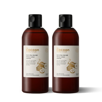 Combo 2 gel bí đao rửa mặt cocoon 310ml thuần chay