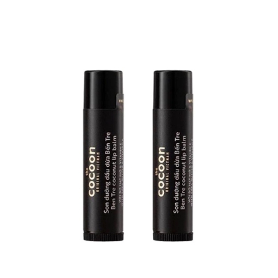 Combo 2 thỏi Son dưỡng môi dầu dừa Bến Tre The Cocoon 5G/1thỏi