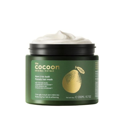 Kem ủ tóc bưởi Cocoon giảm gãy rụng và làm mềm tóc 200ml thuần chay