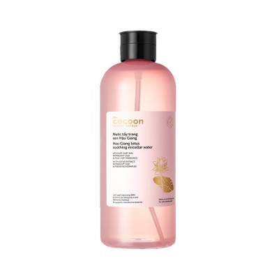 Supersize - Nước tẩy trang sen Hậu Giang Cocoon 1000ml Dịu Êm, Sạch Bụi Siêu Mịn Supersize - Nước tẩy trang sen Hậu Giang Cocoon 1000ml Dịu Êm, Sạch Bụi Siêu Mịn