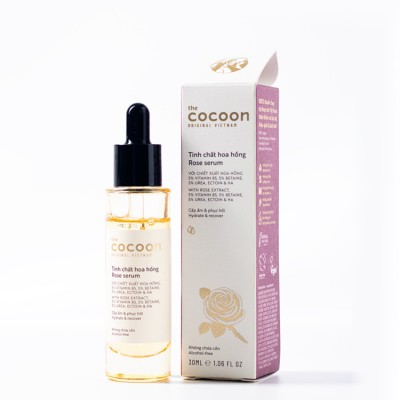 Tinh chất hoa hồng cocoon 30ml (rose serum) thuần chay Tinh chất hoa hồng cocoon 30ml (rose serum) thuần chay