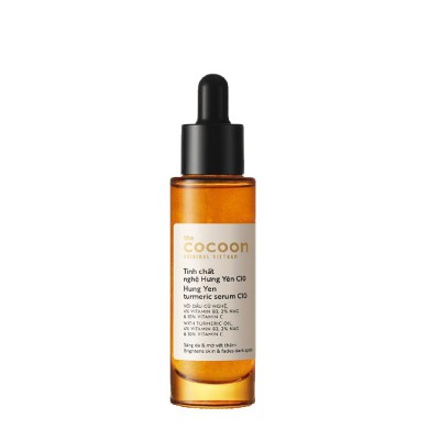Tinh chất nghệ Hưng Yên C10 Vitamin C 30ml (Turmeric Serum) sáng da mờ thâm thuần chay